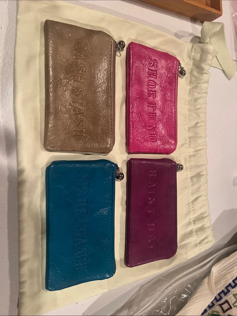 Set of 4  Coin Purses from Old Navy